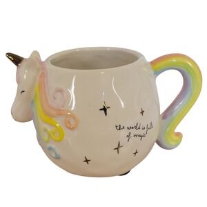 Natural Life Unicorn Rainbow Mug Ceramic The World Is Full Of Magic
HG5564